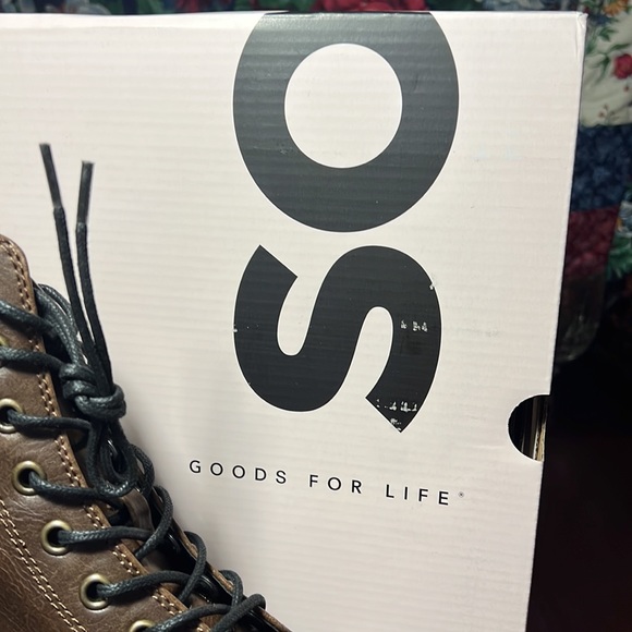 SO Brand New Lace Up / Zippered Women’s Brown Boots 8.5 - Picture 5 of 14